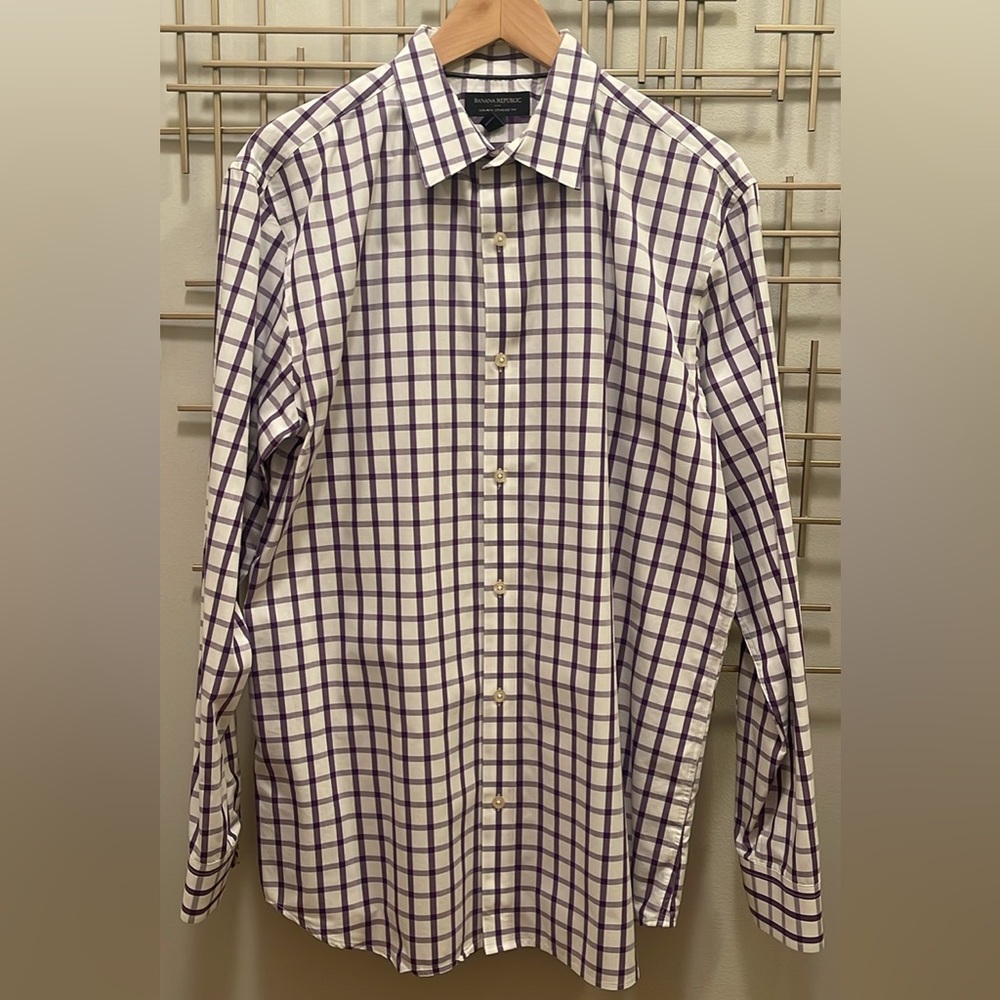 Men's Purple Checkered Shirt
